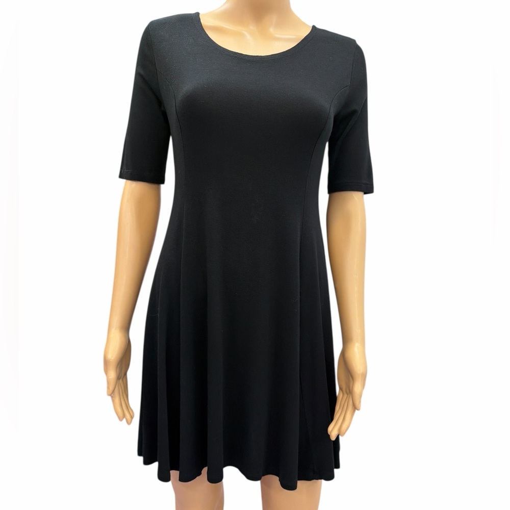 Popular Basics Elegant Black Mini Dress